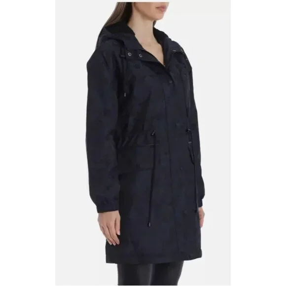 Anthropologie Avec Les Filles Star Camo Jacket Parka Sherpa Lined Long Length S - Picture 3 of 16